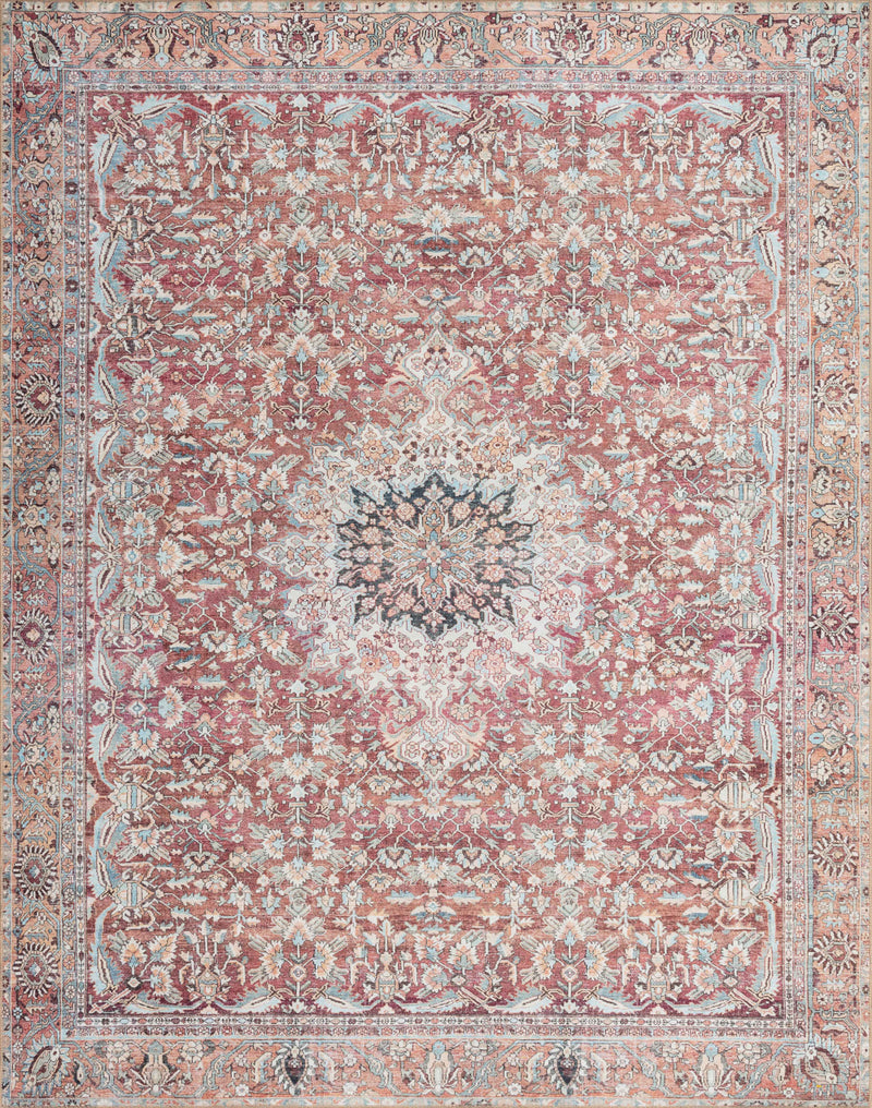 media image for Wynter Rug in Tomato / Teal by Loloi II 220