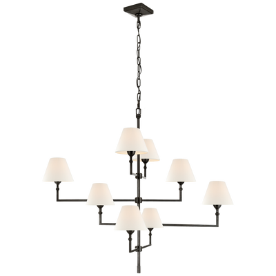 product image for Jane Large Offset Chandelier by Alexa Hampton 55