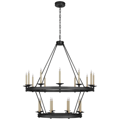 product image for Launceton Large Two Tiered Chandelier by Chapman & Myers 33