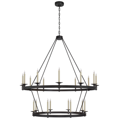 product image for Launceton Grande Two Tiered Chandelier by Chapman & Myers 85