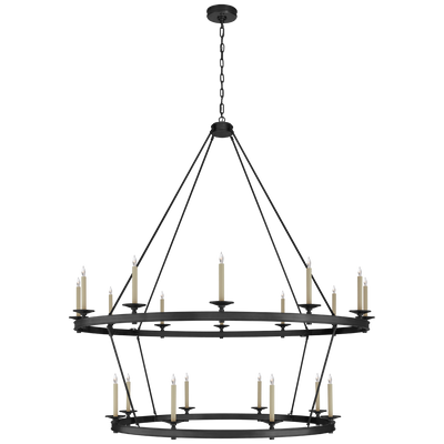 product image for Launceton XXL Two Tiered Chandelier by Chapman & Myers 16