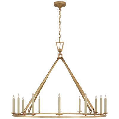 product image for Darlana Extra Large Single Ring Chandelier by Chapman & Myers 17