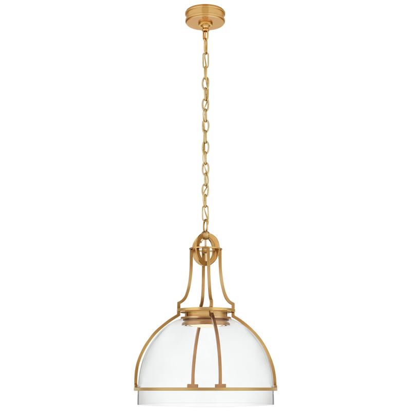 media image for Gracie Large Dome Pendant by Chapman & Myers 289