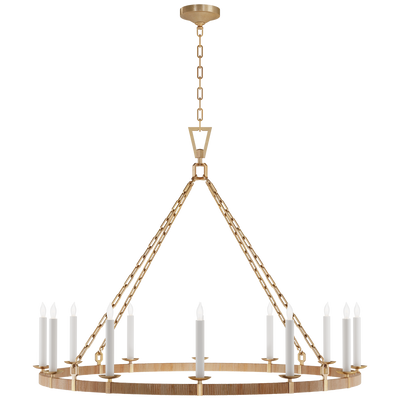 product image of darlana xl wrapped ring chandelier by chapman myers chc 5874ab nrt 1 561