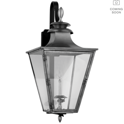 product image for albermarle bracketed gas wall lantern by chapman myers cho 2435blk cg 1 52