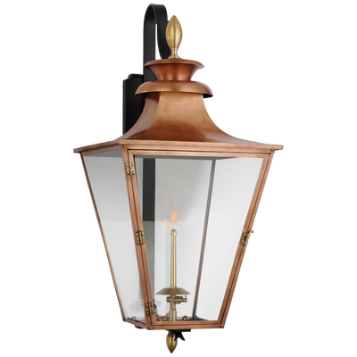 product image for albermarle bracketed gas wall lantern by chapman myers cho 2435blk cg 5 66