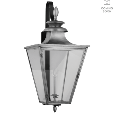 product image for albermarle bracketed gas wall lantern by chapman myers cho 2435blk cg 3 96