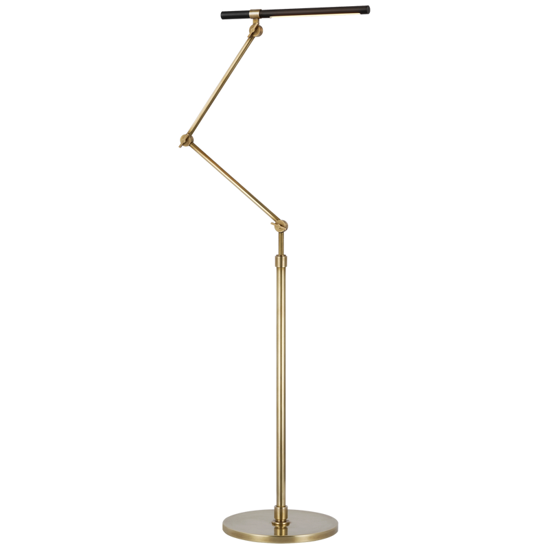 media image for heron adjustable floor lamp by ian k fowler ikf 1506hab blk 1 262