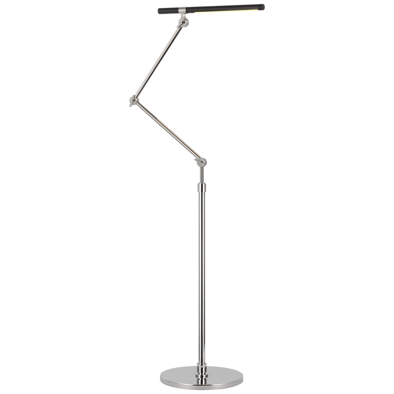 media image for heron adjustable floor lamp by ian k fowler ikf 1506hab blk 2 212