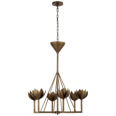 product image for Alberto Small Single Tier Chandelier in Various Colors 36