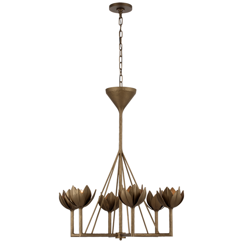 media image for Alberto Small Single Tier Chandelier in Various Colors 222