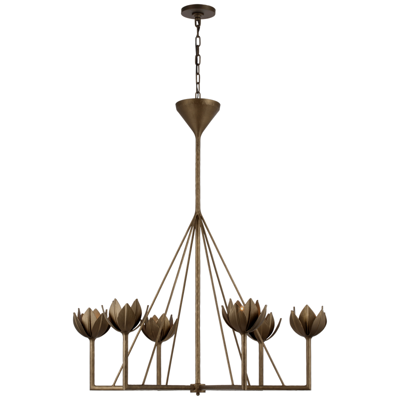media image for Alberto Large Single Tier Chandelier in Various Colors 234