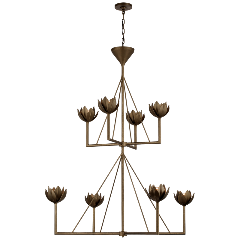 media image for Alberto Large Two Tier Chandelier in Various Colors 270