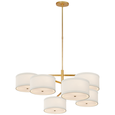 product image for walker xl offset chandelier by kate spade new york ks 5072bsl l 2 3