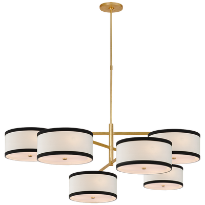 product image for walker grande offset chandelier by kate spade new york ks 5073bsl l 3 83