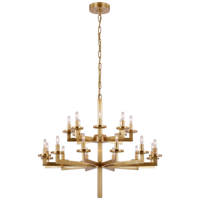 product image of liaison double tier chandelier by kelly wearstler kw 5201ab 1 590