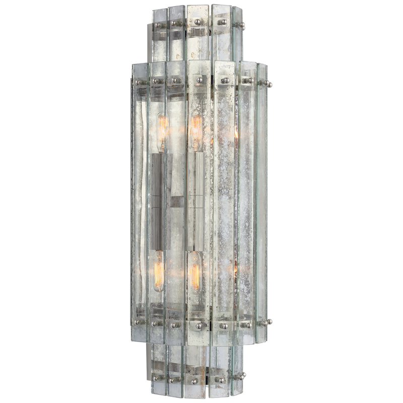 media image for cadence large tiered sconce by carrier and company 2 210