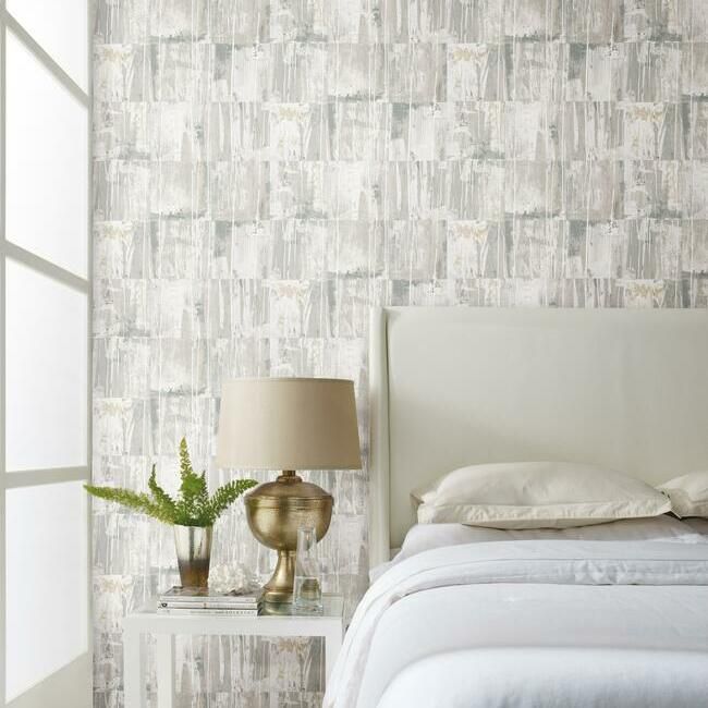 media image for Washout Peel & Stick Wallpaper in Neutral by RoomMates for York Wallcoverings 287