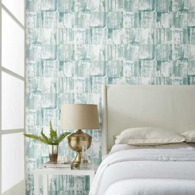media image for Washout Peel & Stick Wallpaper in Spa by RoomMates for York Wallcoverings 221