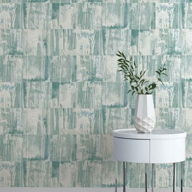 media image for Washout Peel & Stick Wallpaper in Spa by RoomMates for York Wallcoverings 234
