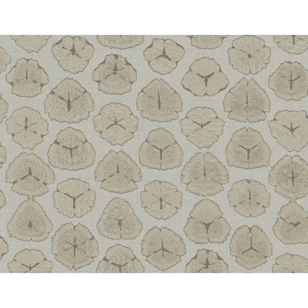 media image for sample watercolor circles wallpaper in brown and grey from the latelier de paris collection by seabrook 1 213