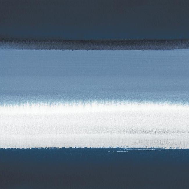 media image for Watercolor Horizon Peel & Stick Wall Mural in Blue Multi by RoomMates for York Wallcoverings 230