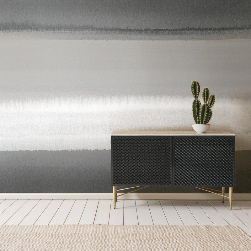 media image for Watercolor Horizon Peel & Stick Wall Mural in Neutral Multi by RoomMates for York Wallcoverings 295