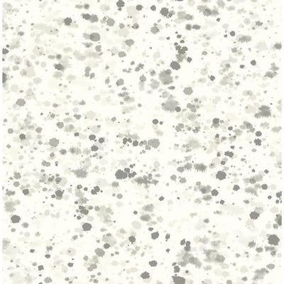 product image for Watercolor Splatter Wallpaper in Greys from the L'Atelier de Paris collection by Seabrook 1