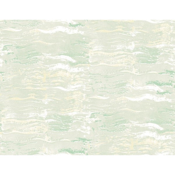 media image for Watercolor Texture Wallpaper in Greens and Ivory from the L& 25