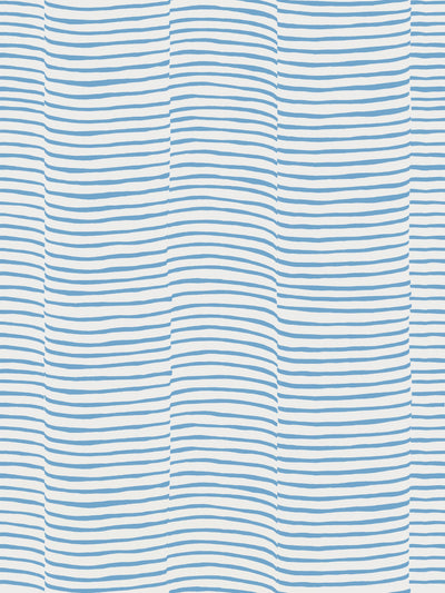 product image of Waving Wallpaper in Celeste and Cream by Thatcher Studio 528