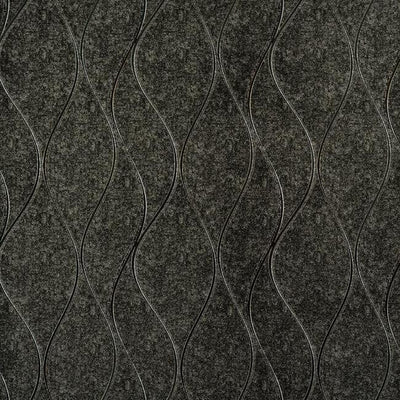 product image of sample wavy stripe wallpaper in metallic charcoal and silver by york wallcoverings 1 522