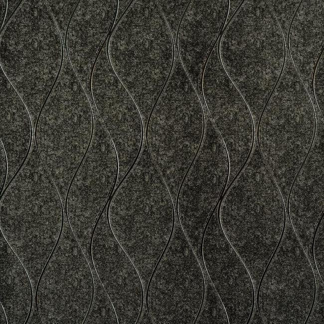 media image for sample wavy stripe wallpaper in metallic charcoal and silver by york wallcoverings 1 247