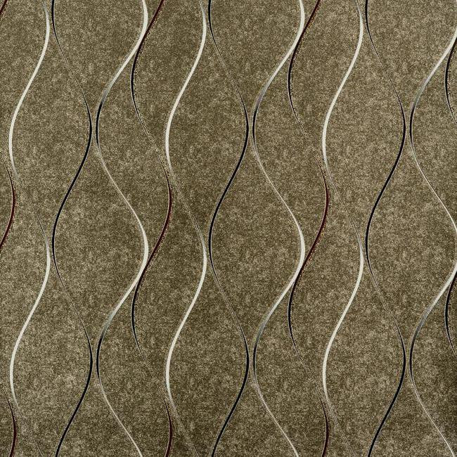 media image for Wavy Stripe Wallpaper in Soft Brushed Gold and Metallic by York Wallcoverings 215