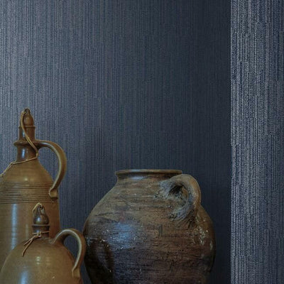 product image for Weekender Weave Wallpaper in Blue from the Traveler Collection by Ronald Redding 66