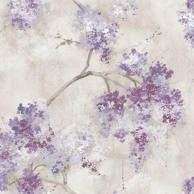 product image for Weeping Cherry Tree Peel & Stick Wallpaper in Purple by RoomMates for York Wallcoverings 98
