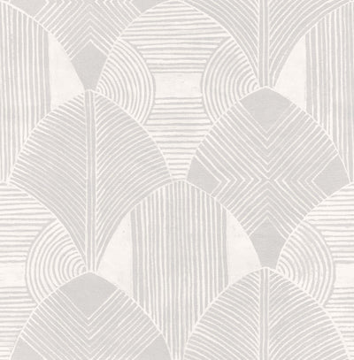 product image of Westport Geometric Wallpaper in Dove from the Scott Living Collection by Brewster Home Fashions 577