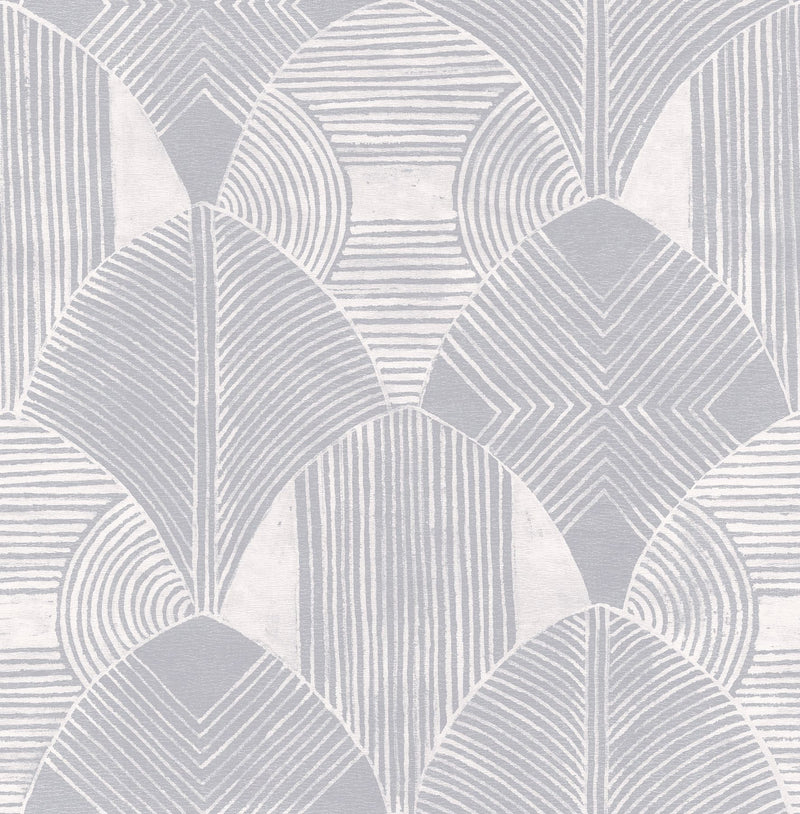 media image for Westport Geometric Wallpaper in Pewter from the Scott Living Collection by Brewster Home Fashions 271