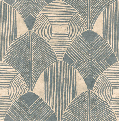 product image of Westport Geometric Wallpaper in Teal from the Scott Living Collection by Brewster Home Fashions 56