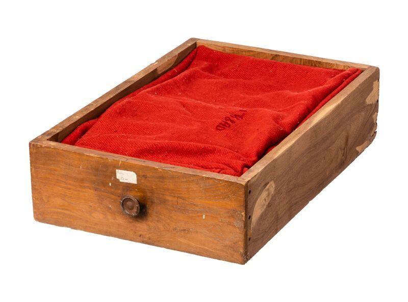 media image for vintage drawer pet bed red design by puebco 1 290