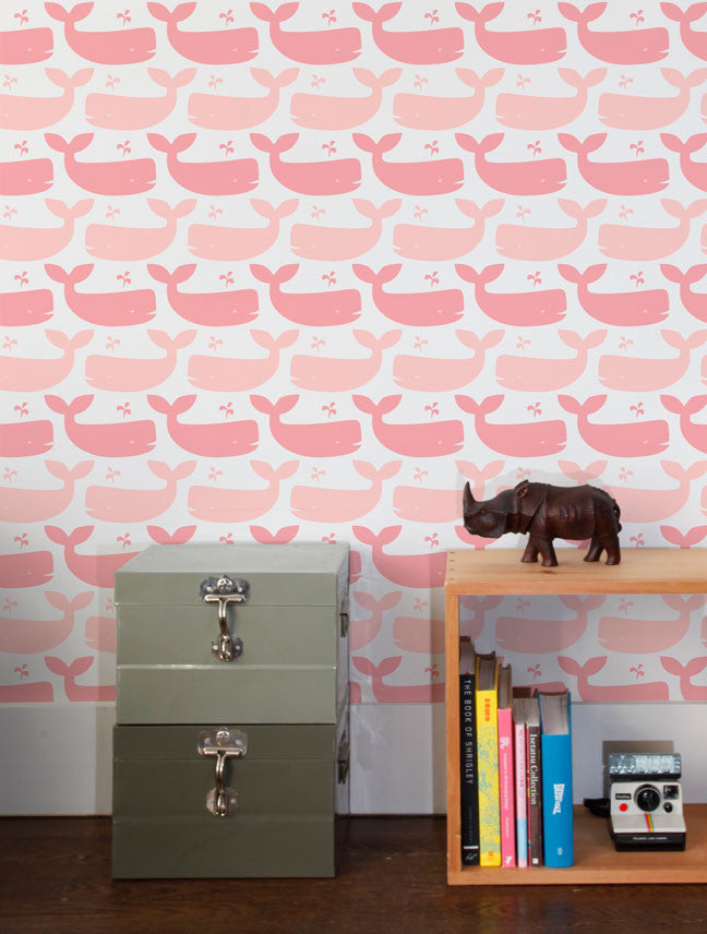 media image for Whales Wallpaper in Bloom design by Aimee Wilder 239