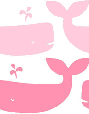 media image for Whales Wallpaper in Candy design by Aimee Wilder 288