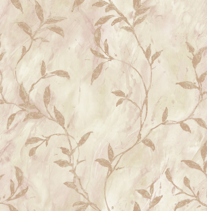 media image for Wheatstone Wallpaper in Brown and Off-White from the Metalworks Collection by Seabrook Wallcoverings 267