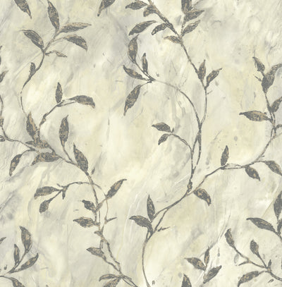 product image for Wheatstone Wallpaper in Grey and Silver from the Metalworks Collection by Seabrook Wallcoverings 18
