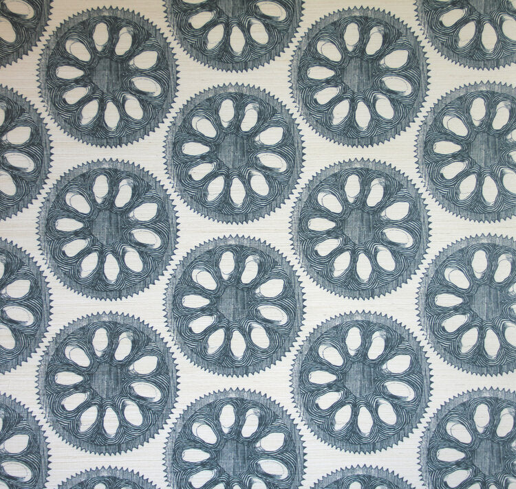 media image for Wheel of Fortune Grasscloth Wallpaper in 10,000 Leagues by Abnormals Anonymous 253