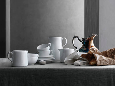 product image for white fluted serveware by new royal copenhagen 1016925 18 96