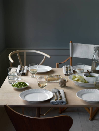 product image for white fluted serveware by new royal copenhagen 1016925 51 34