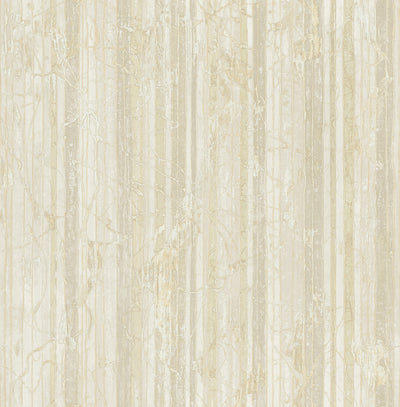 product image of Whitney Stripe Wallpaper in Neutrals and Off-White from the Metalworks Collection by Seabrook Wallcoverings 534