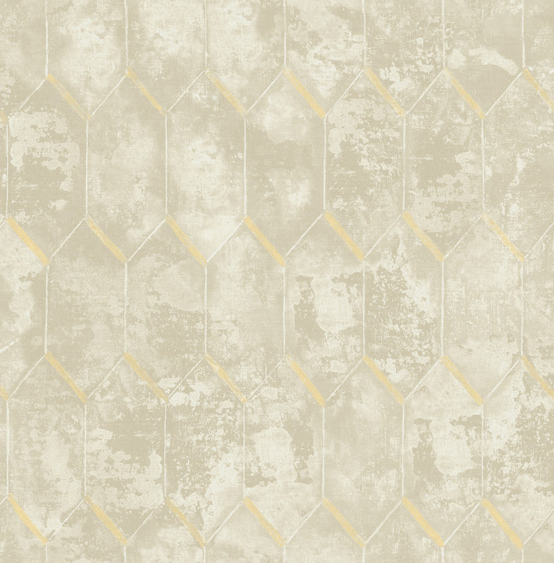media image for Whitney Wallpaper in Neutrals from the Metalworks Collection by Seabrook Wallcoverings 242