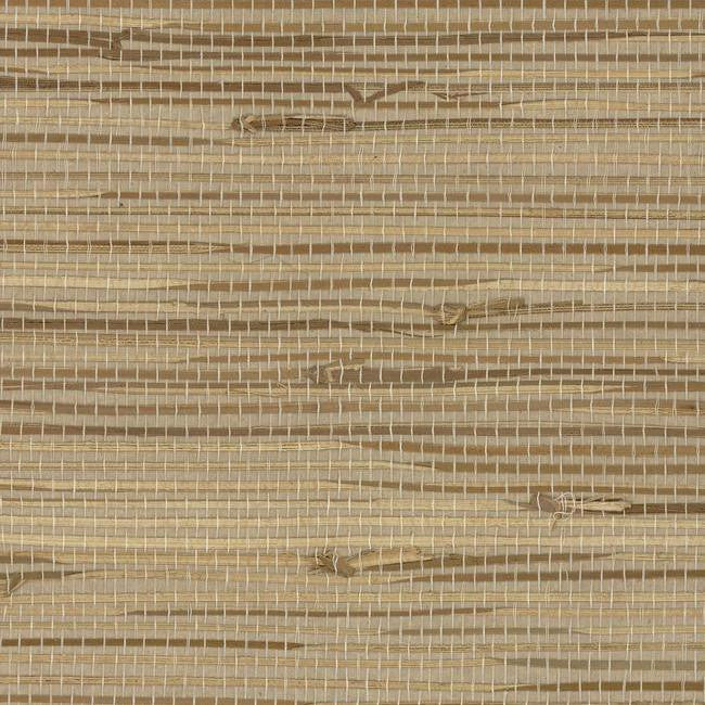 media image for Wide Knotted Grass Wallpaper in Brown and Neutrals from the Grasscloth II Collection by York Wallcoverings 20