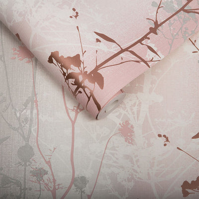 product image for Wild Flower Wallpaper in Blush from the Exclusives Collection by Graham & Brown 7